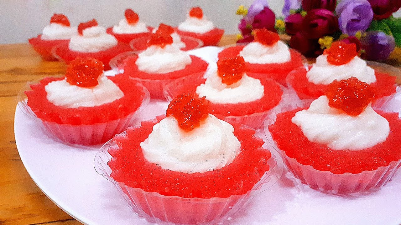 Gak Nyangka Singkong 3000 jadi Kue basah Cantik dan Mewah.Kue edisi Merah Putih