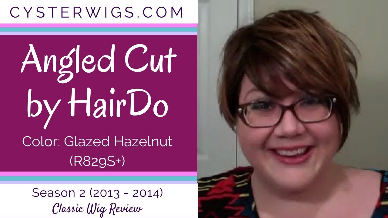 CysterWigs Wig Review: Angled Cut by HairDo, Color: Glazed Hazelnut R829S+  [S2E76 2014]