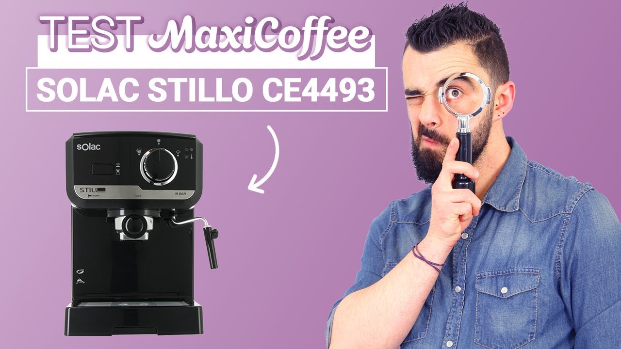 SOLAC STILLO | Machine expresso compacte | Le Test MaxiCoffee