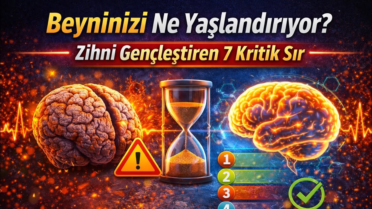 Beyninizi Ne Yaşlandırıyor? Zihni Gençleştiren 7 Kritik Sır