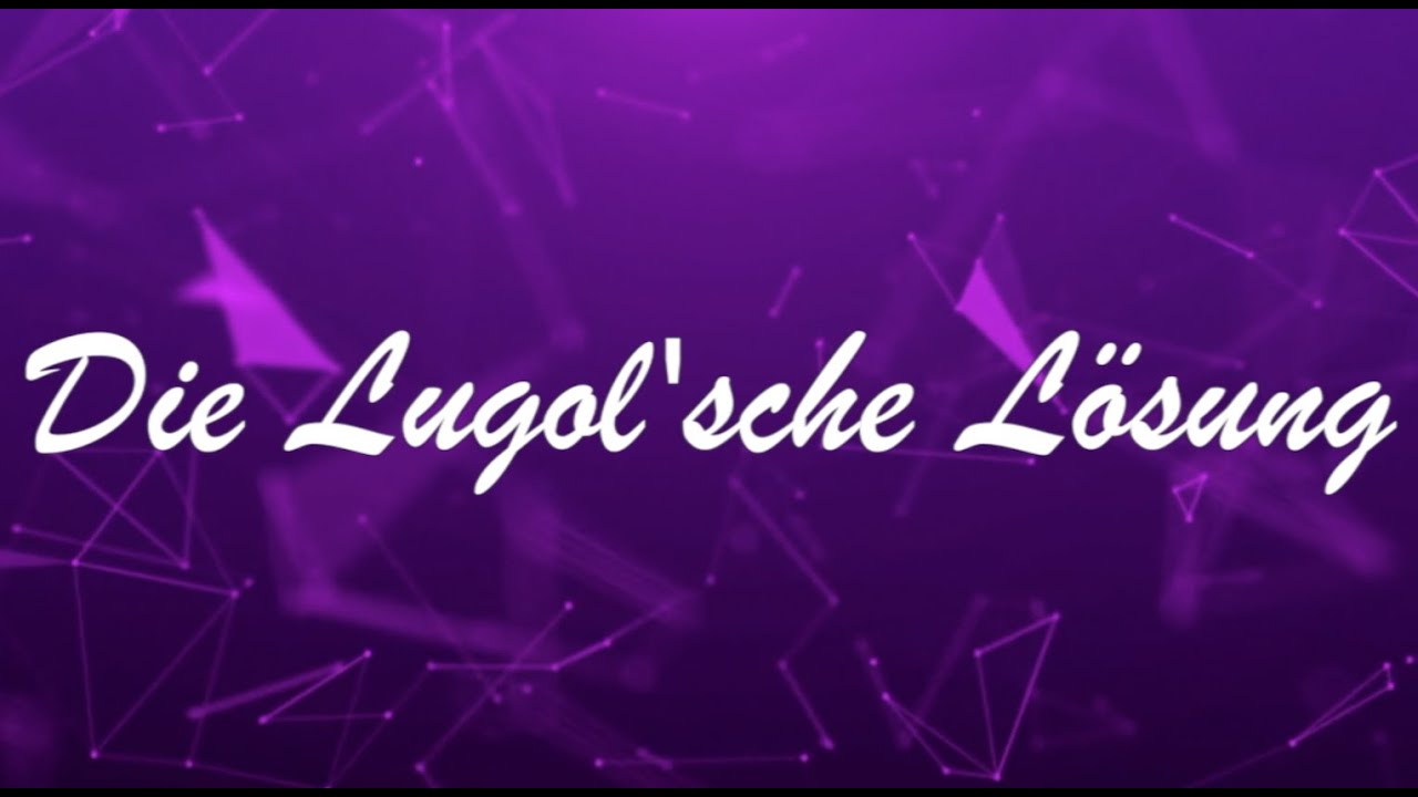Lugol'sche L&ouml;sung - Jodl&ouml;sung