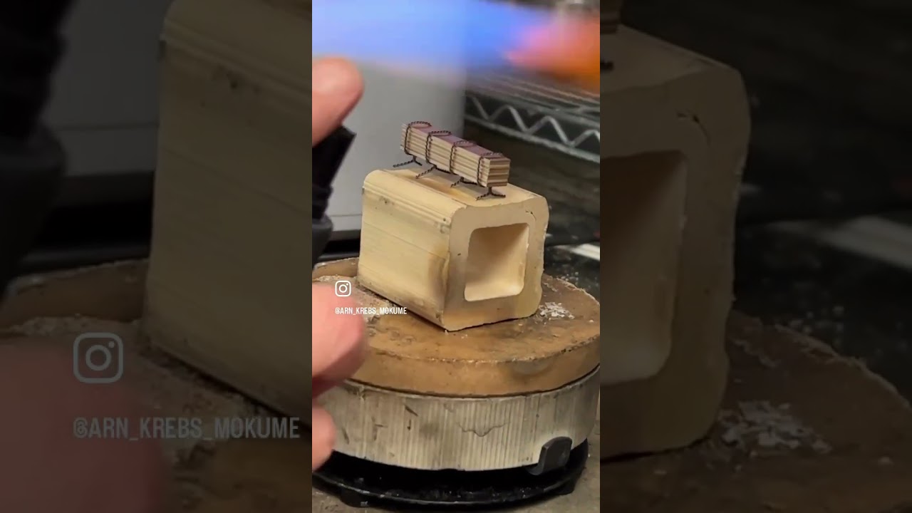 Making a Custom Mokume Gane Billet! 