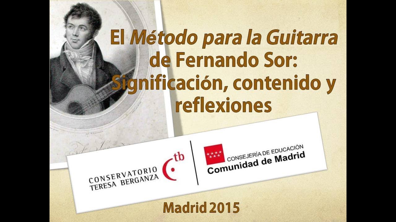 El método de guitarra de Fernando Sor (1)