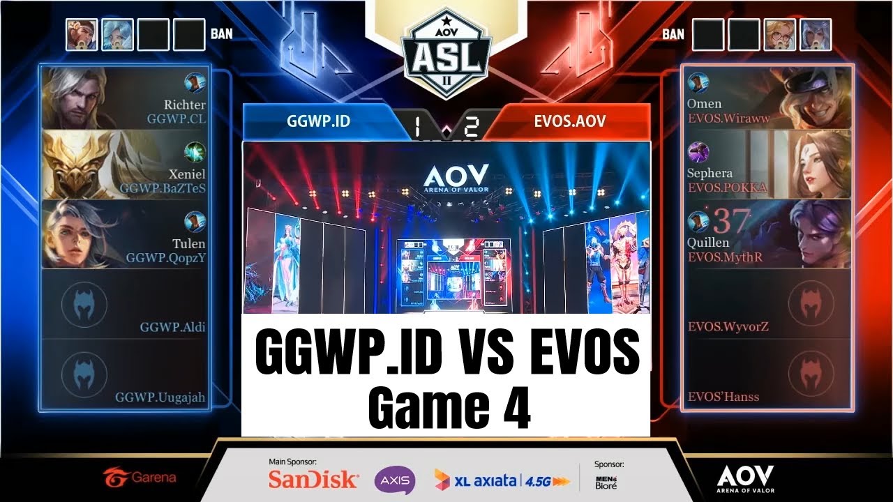 GGWP.ID VS EVOS Game 4 - Grand Final ASL Season 2 - Garena AOV (Arena of Valor)