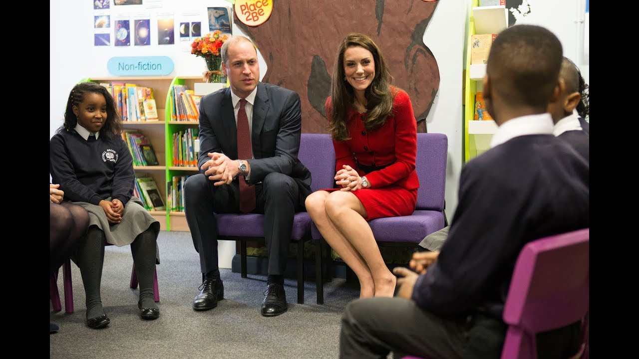 The Duke and Duchess of Cambridge mark the start of Children's Mental Health Week