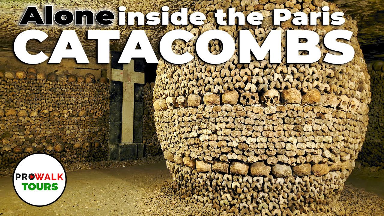 Paris Catacombs - FULL TOUR in 4K with Captions