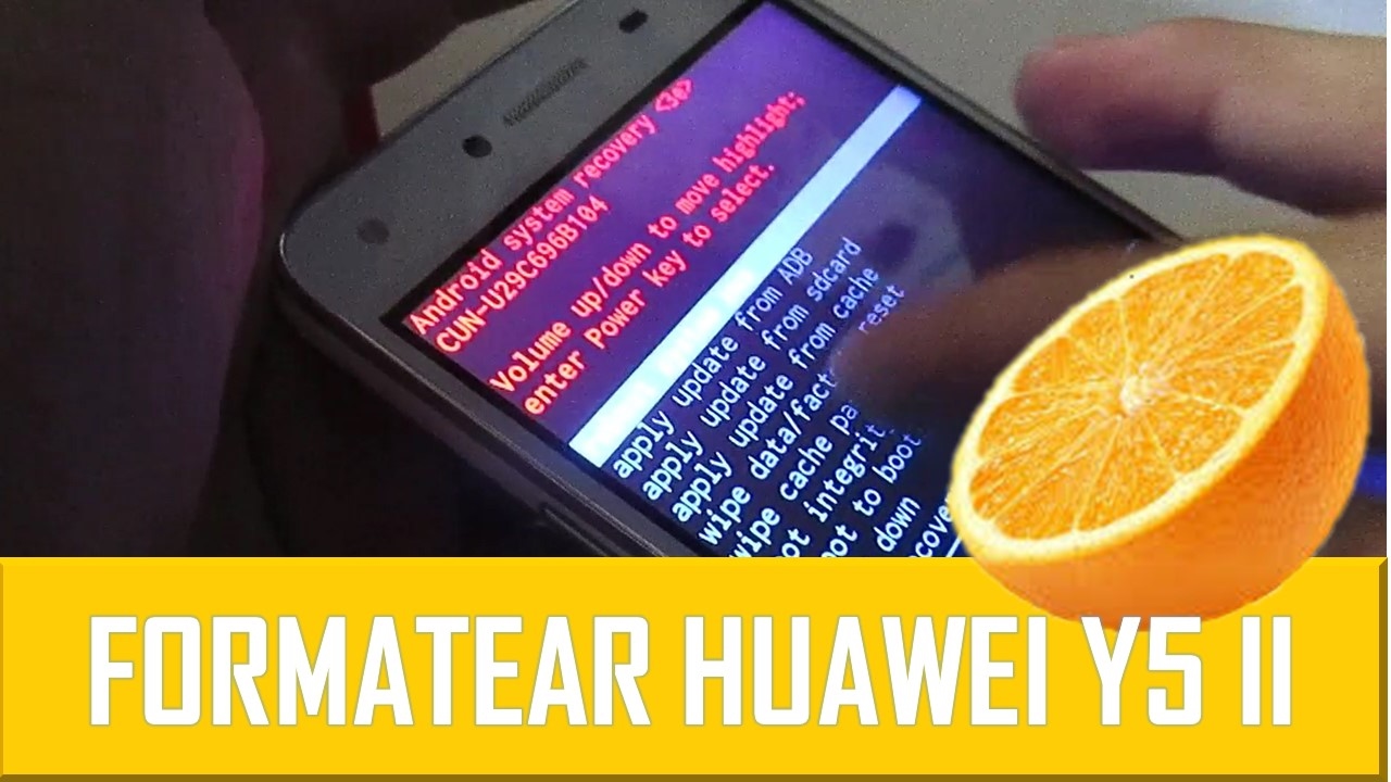 Formatear Huawei Y5 II
