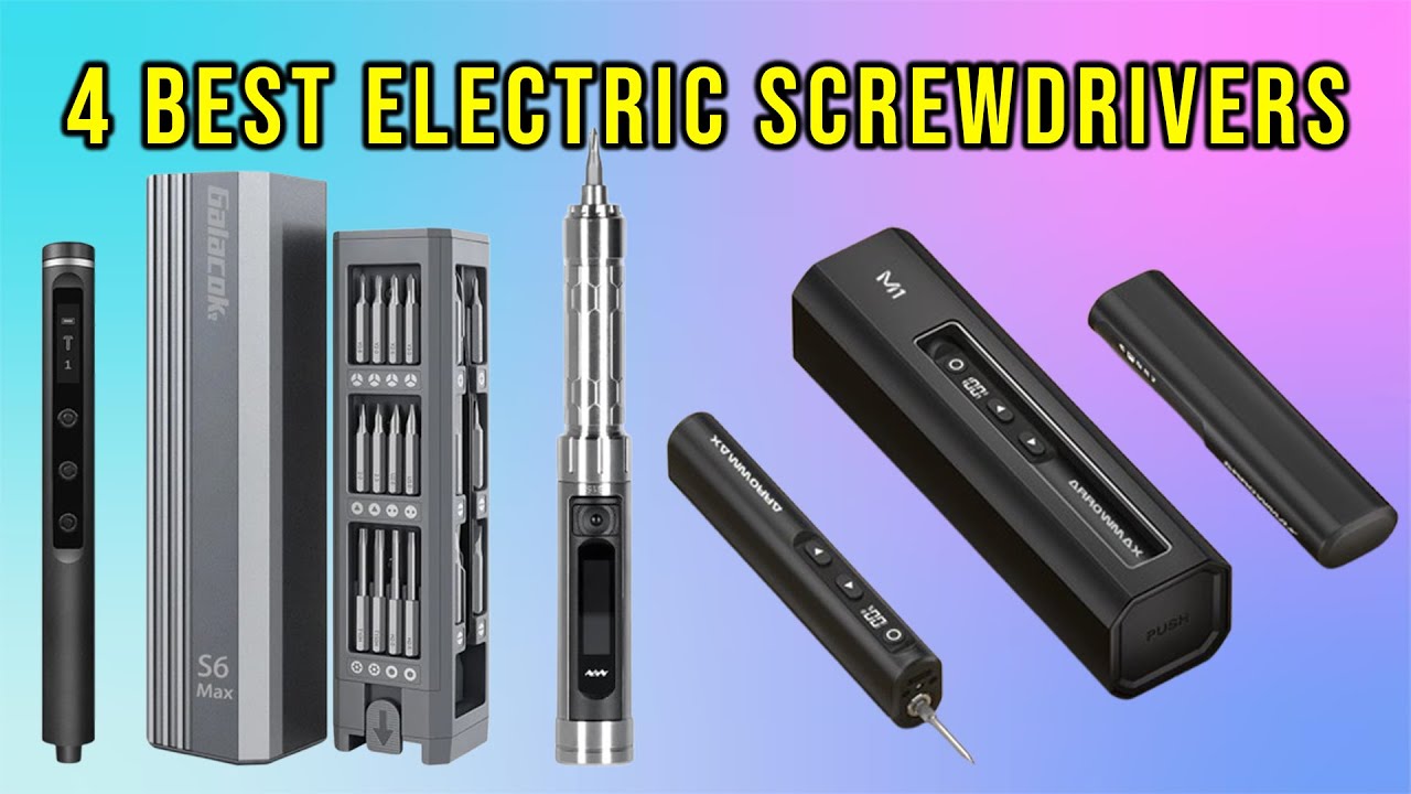 Best Electric Screwdriver Showdown: Top 4 for DIY Masters