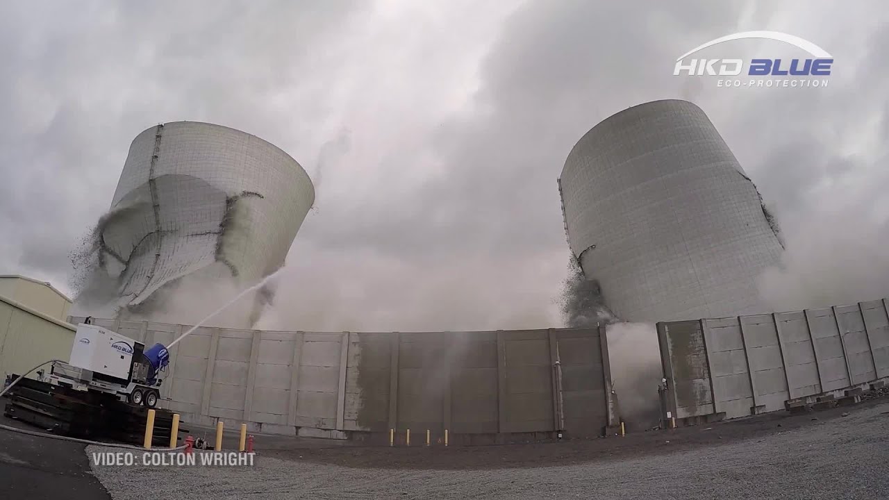 Up close, personal view of Brayton Point demolition