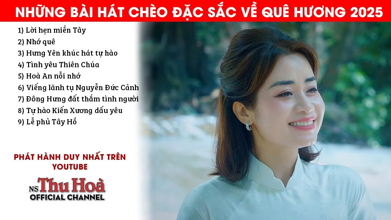 NHỮNG BÀI HÁT CHÈO ĐẶC SẮC VỀ QUÊ HƯƠNG  | NSƯT Thu Hòa hát chèo [Official MV 4K]