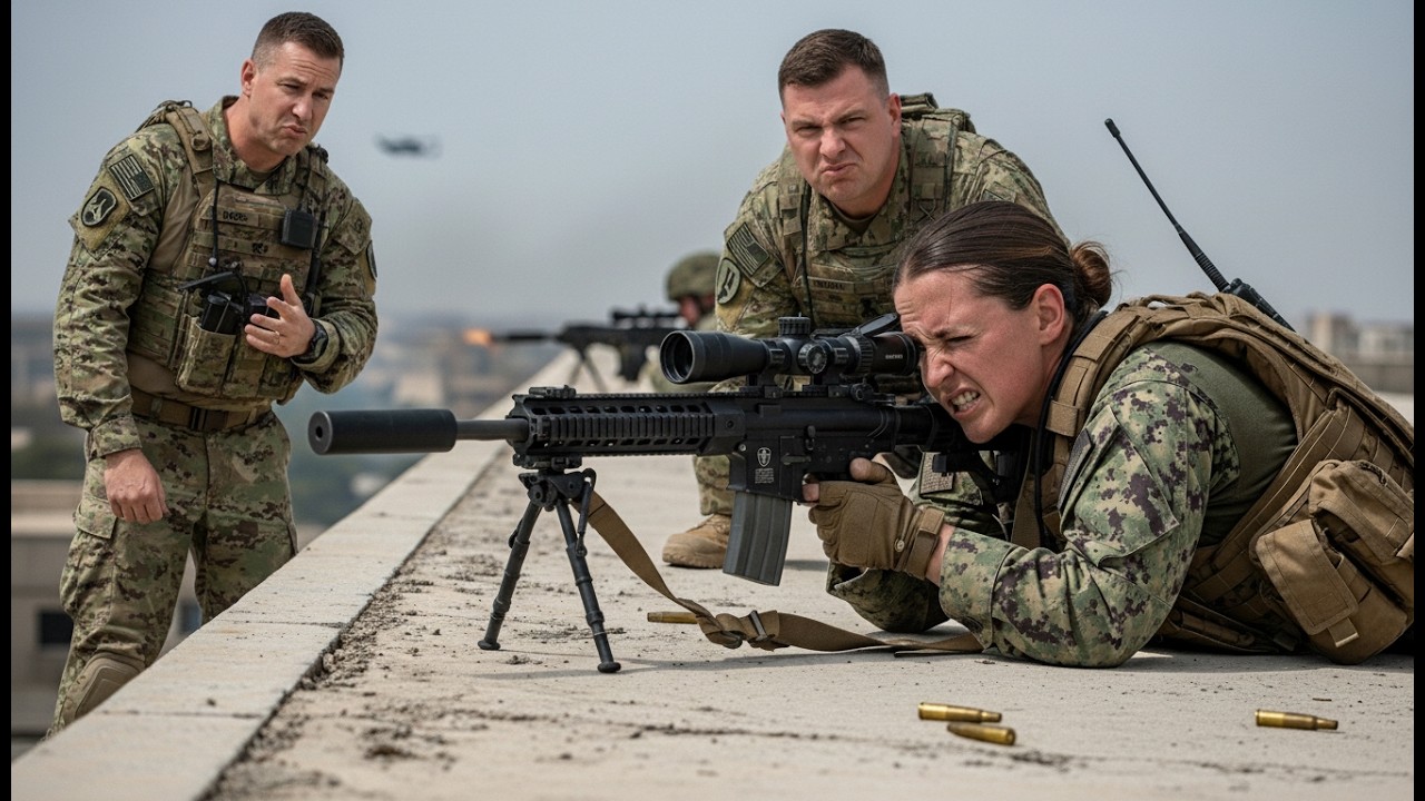 “She’s a Navy SEAL?” He Smirked — Until Her Lethal Scope Silenced the Siege