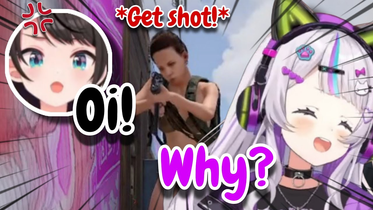 Shion keeps teasing Subaru by walking around playing Subaru's sexy voice! [HoloRUST]