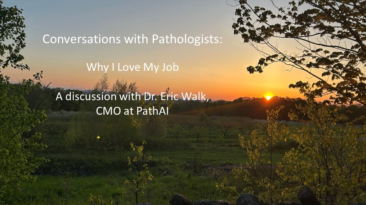 Conversations with Pathologists: Erik Walk