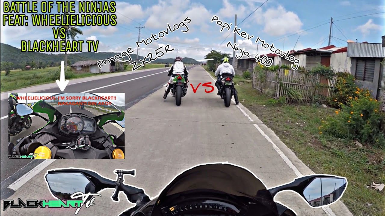 ZX25r vs NINJA400 | SINO NGA BA ANG MAS MABILIS | BATTLE OF THE NINJAS