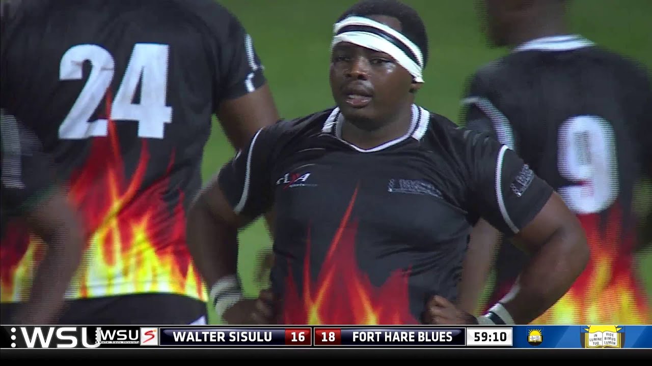 WSU All Blacks VS UFH Blues
