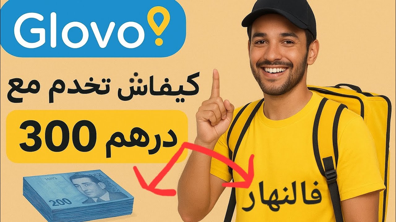 أسهل طريقة باش تخدم مع كلوفو Glovo 2026