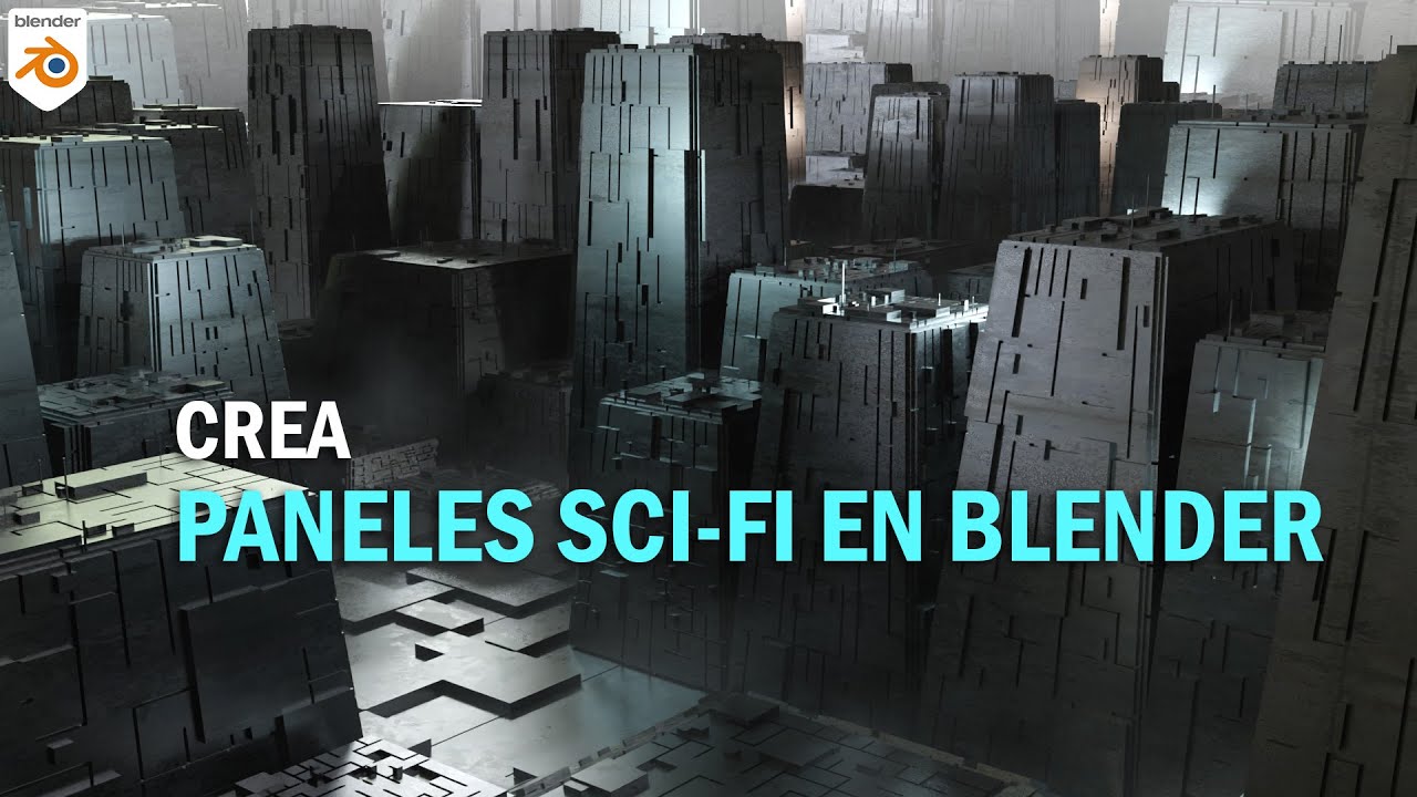 Como crear Paneles SCI-FI en Blender