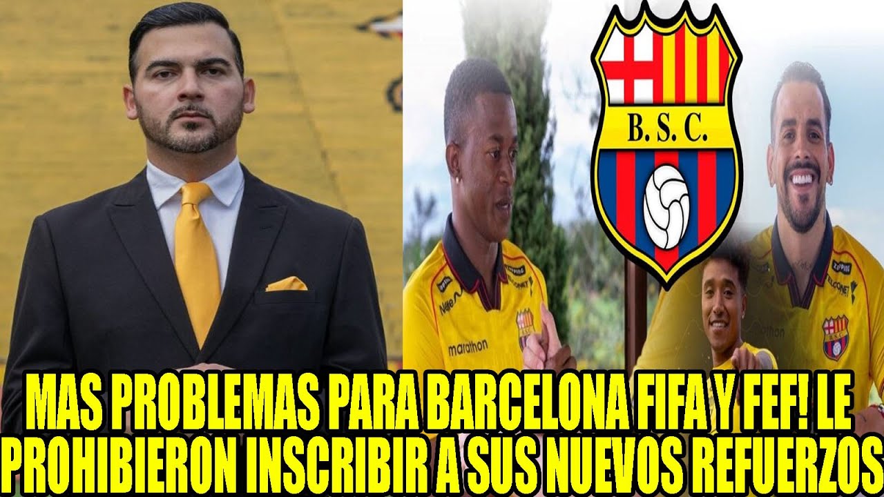 MAS PROBLEMAS PARA BARCELONA FIFA Y FEF! LE PROHIBIERON INSCRIBIR A SUS NUEVOS REFUERZOS ¿Y AHORA?