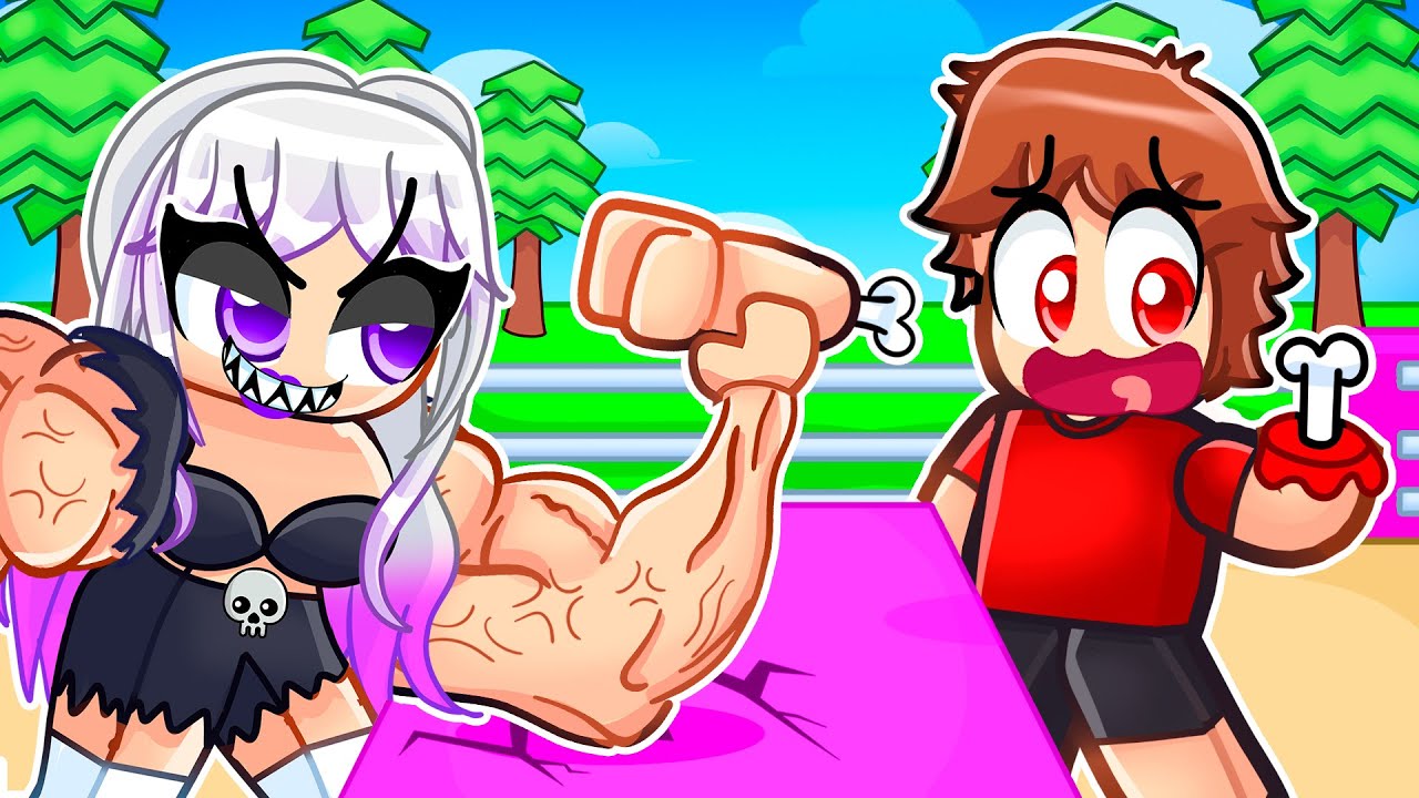 Roblox Arm Wrestling Simulator With My BULLY...