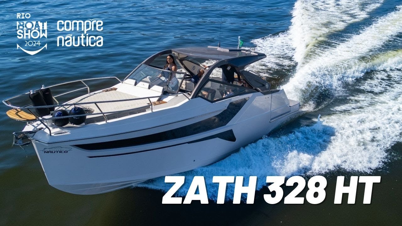 Lançamento da Zath 328 HT no Rio Boat Show | Teste 360° Compre Náutica Estréia Zath Mariner no RBS