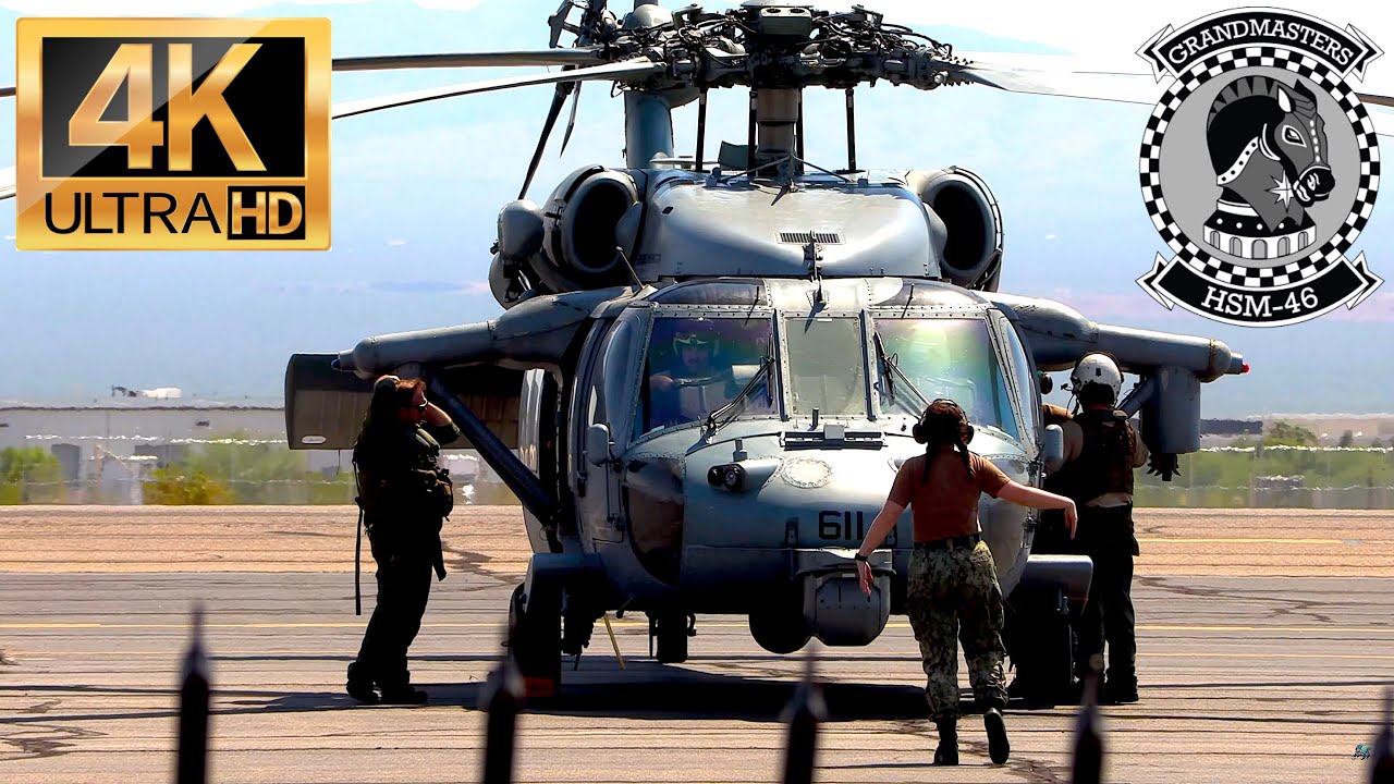 Epic 4K Plane Spotting: MH-60 SEAHAWKs of HSM-46 