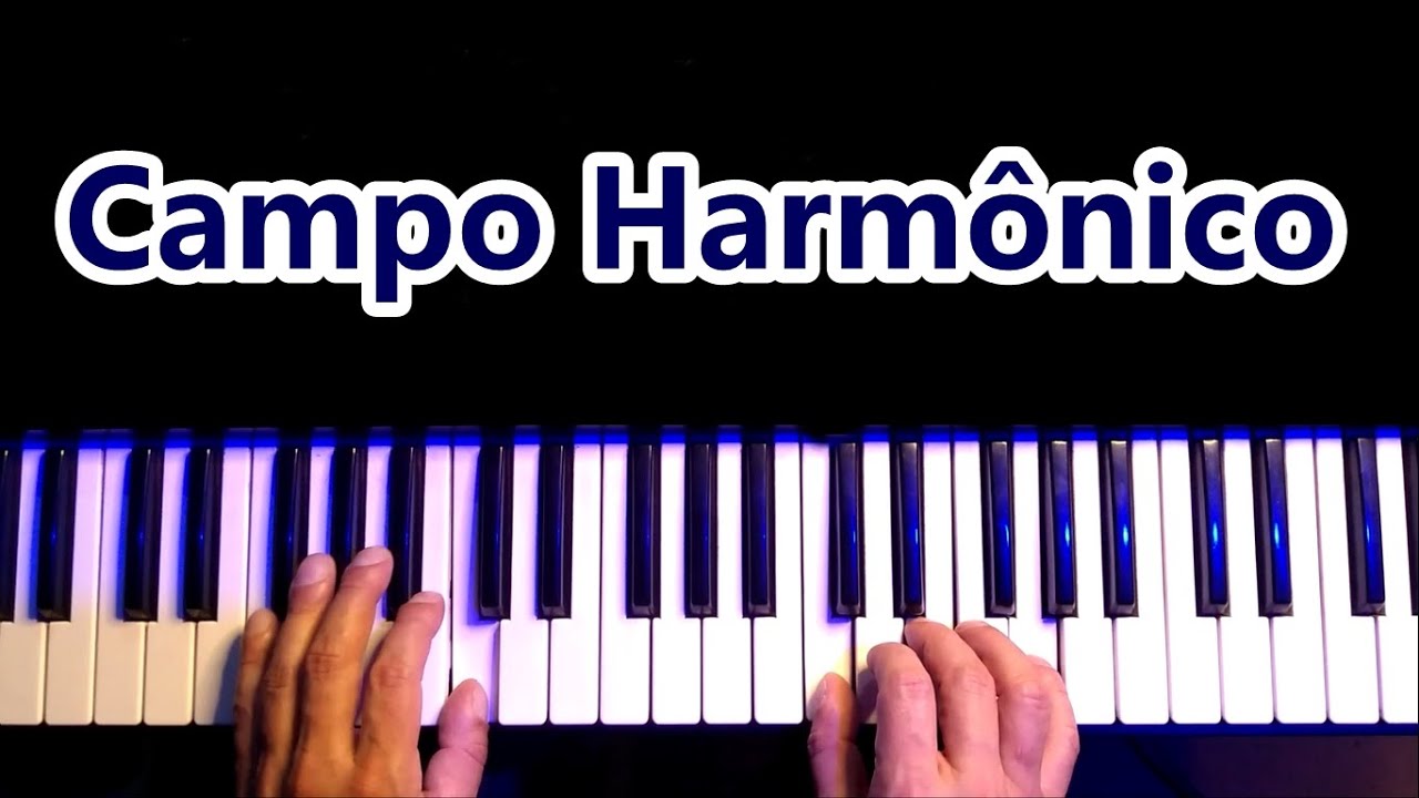 O que é CAMPO HARMÔNICO? A FÓRMULA começando em DÓ MAIOR com as duas mãos (como tocar no teclado)