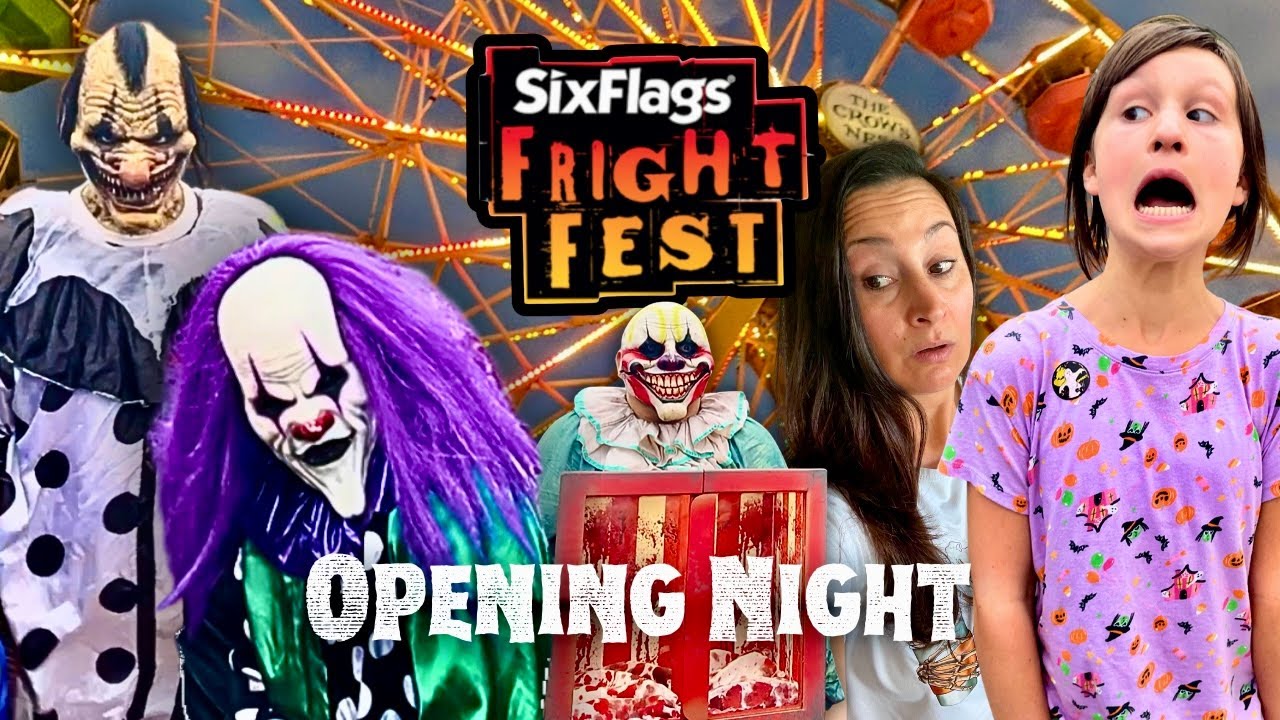 Six Flags Fiesta Texas Fright Fest 2025 😱 | Haunted Shows, Scare Zones & Opening Night Madness