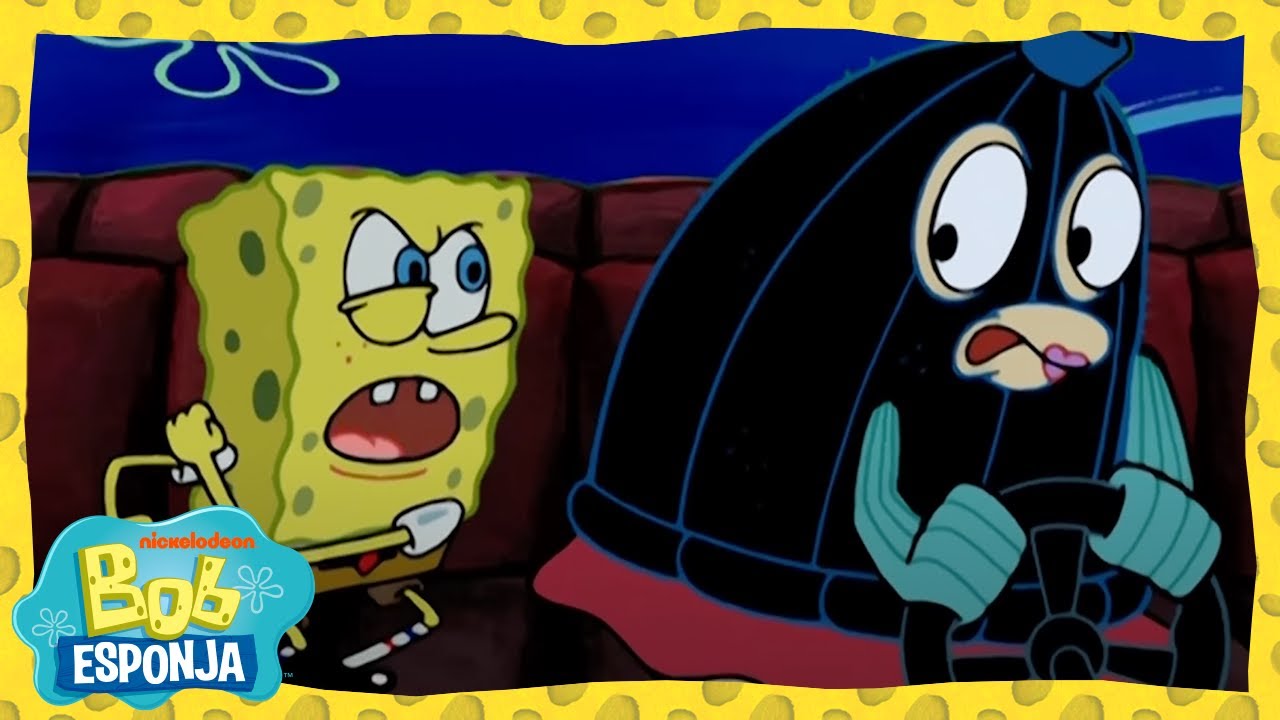 Bob Esponja | ¡Bob Esponja finalmente puede conducir! | Bob Esponja en Español