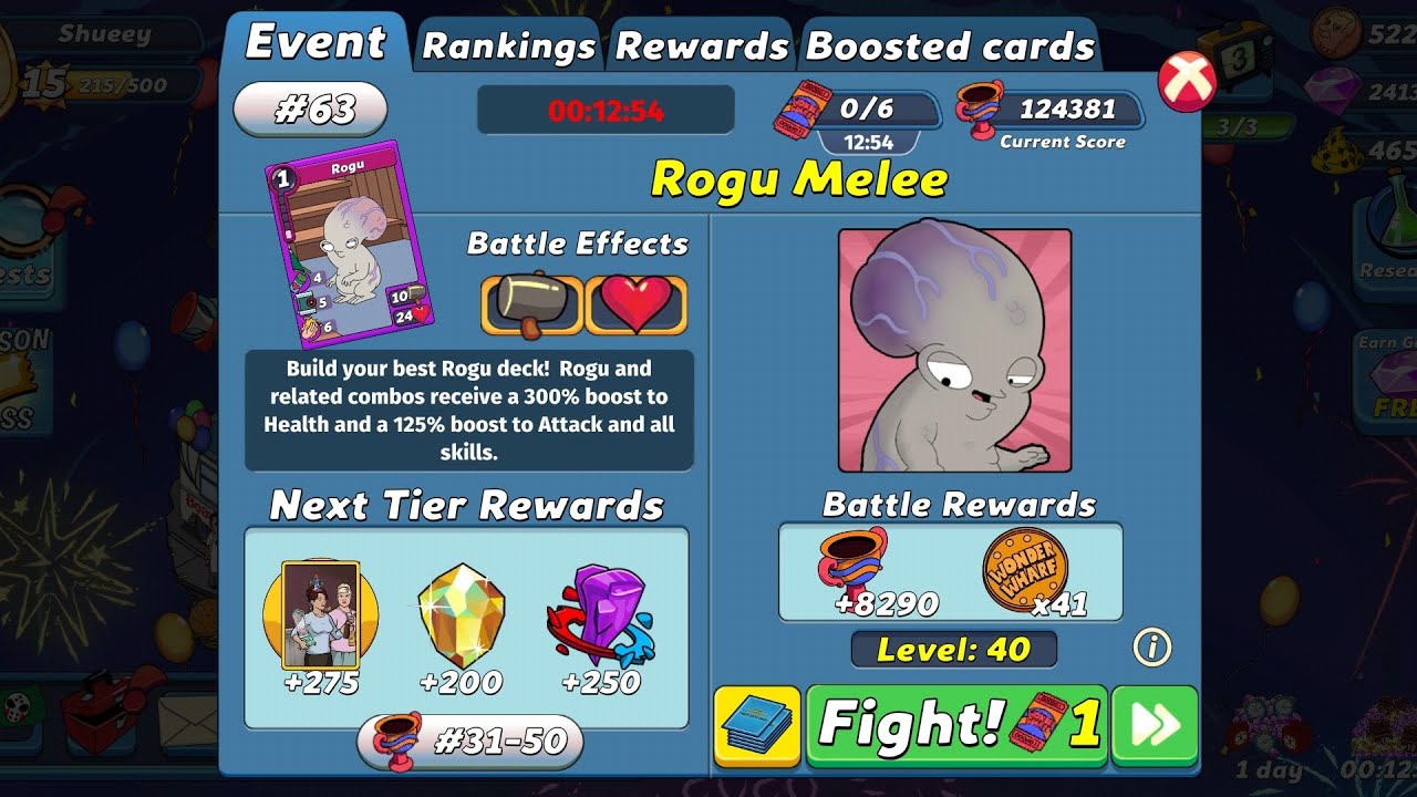 Animation Throwdown, Rogu Melee, Day 4