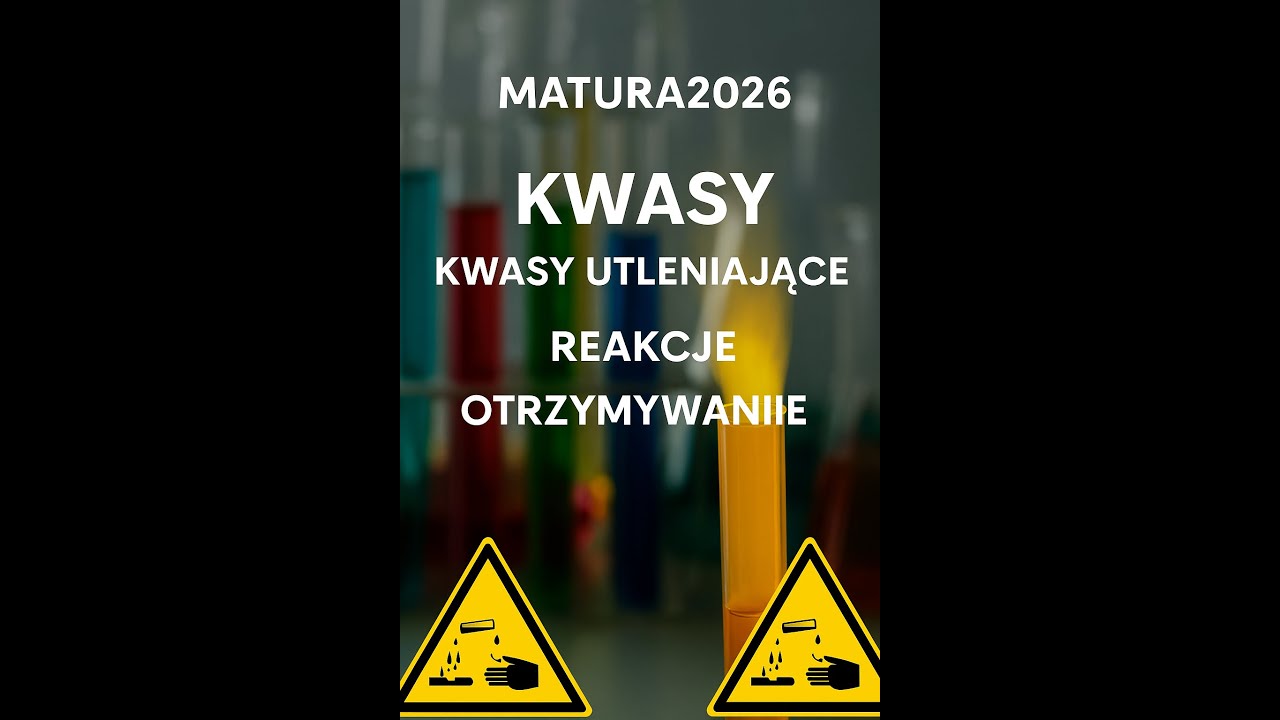 Kwasy i ich reakcje  - chemia rozszerzona