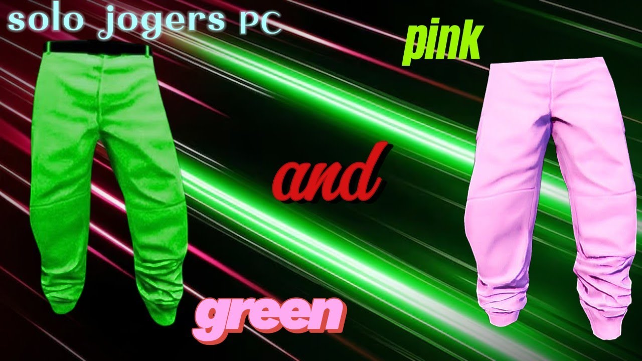HOW TO GET PINK AND GREEN JOGGERS IN GTA ONLINE (PC)