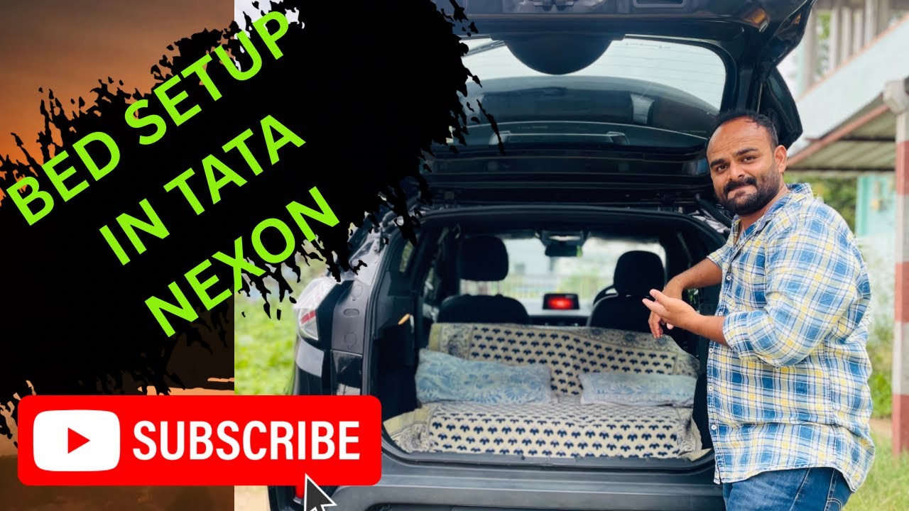 Bed setup in Tata nexon|| #viralvideo  #youtubeshorts #deafindia #bridgestone #trending