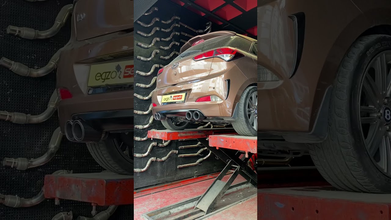 HYUNDAİ İ20 4’LÜ AKRAPOVİC EGZOZ UCU