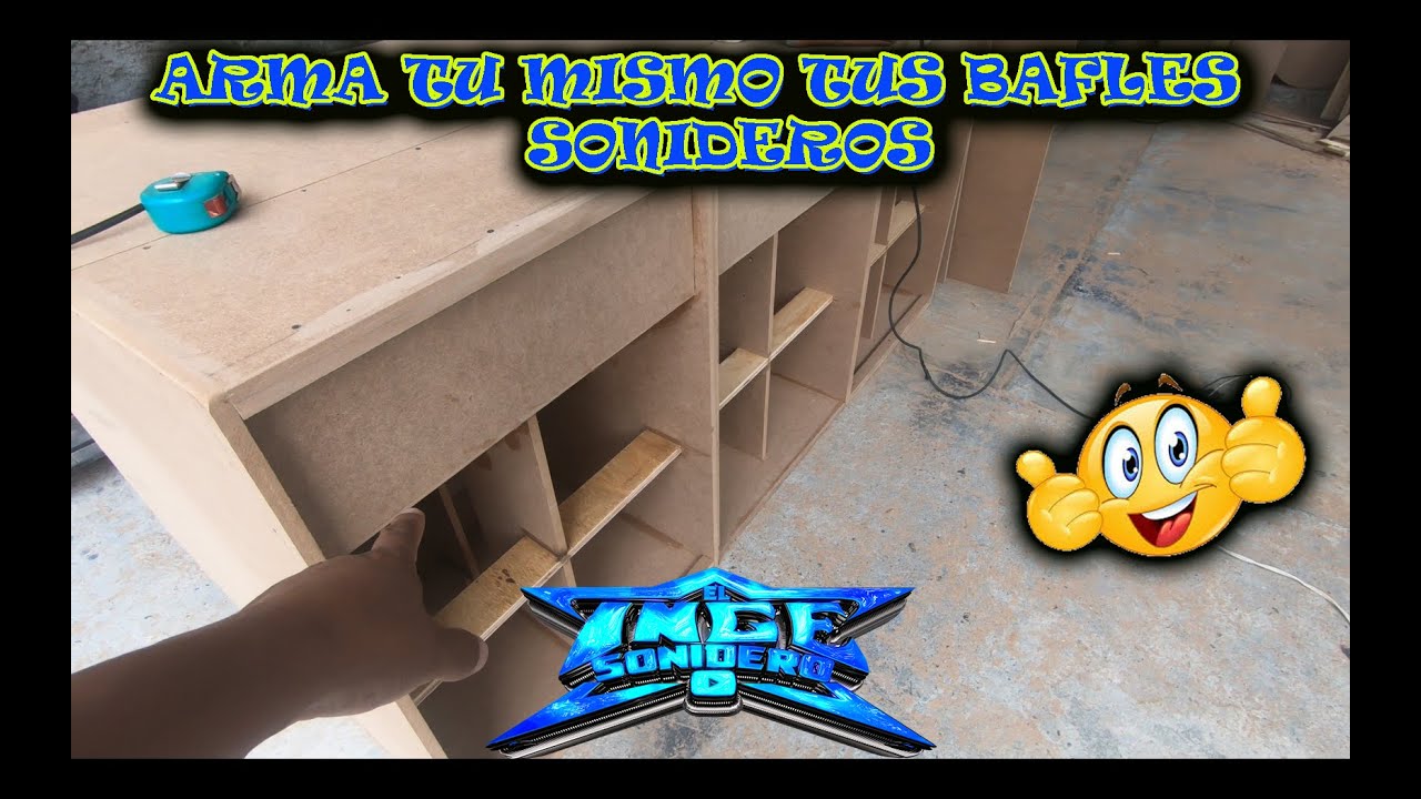 ✨😉CONSTRUYE TUS PROPIOS BAFLE FACIL Y RAPIDO