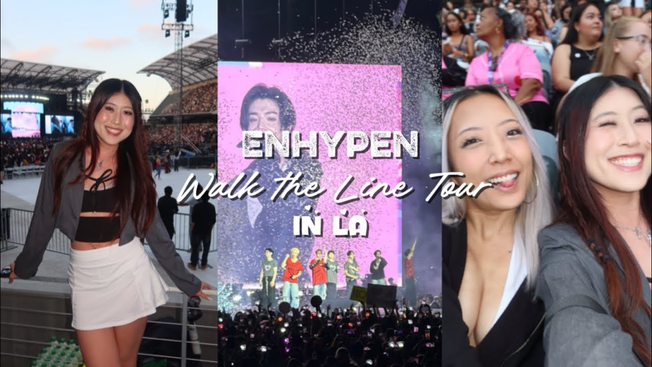 ENHA VLOG 🎤🧡: ENHYPEN ‘WALK THE LINE’ in LA Concert Recap