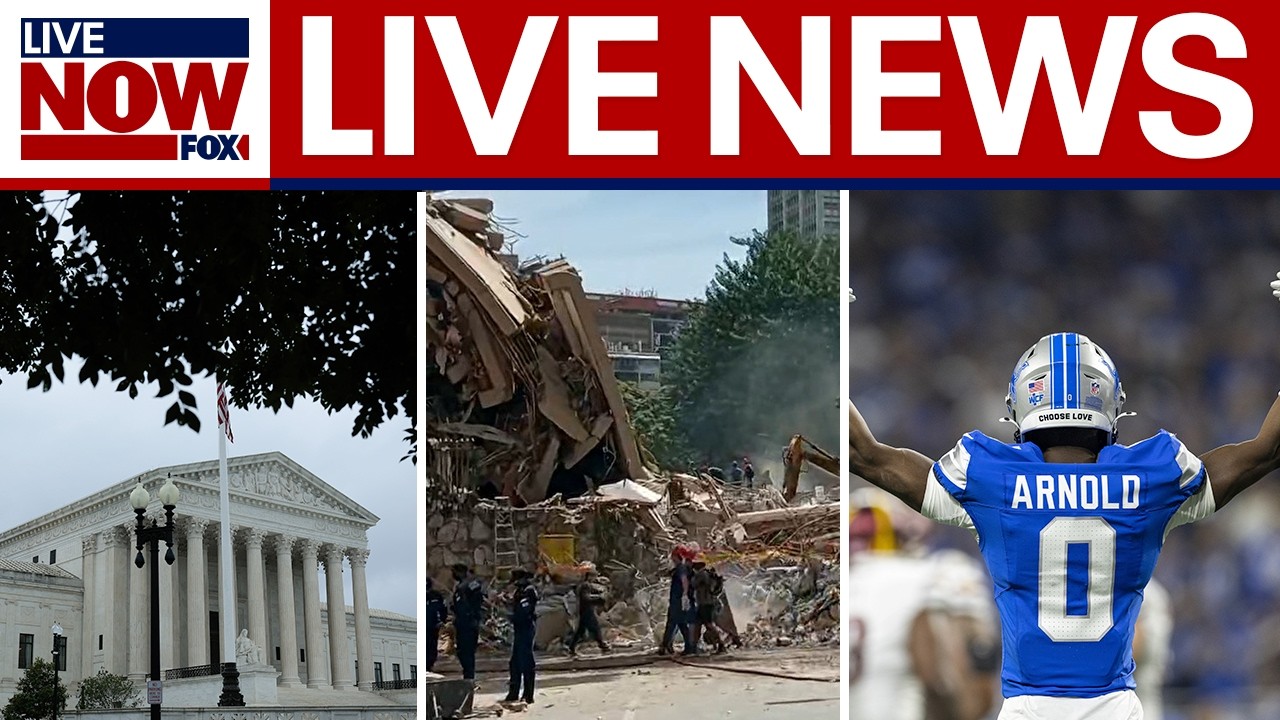 LIVE: SCOTUS rulings, Trump dinner, Venezuela earthquakes, Lions CB Terrion Arnold arrested, & more