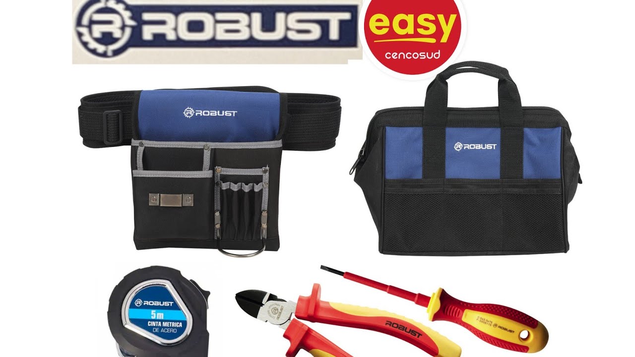 HerramientasROBUST/Bolso13pulgadas/CartucheraCinturon/CintaMetrica 