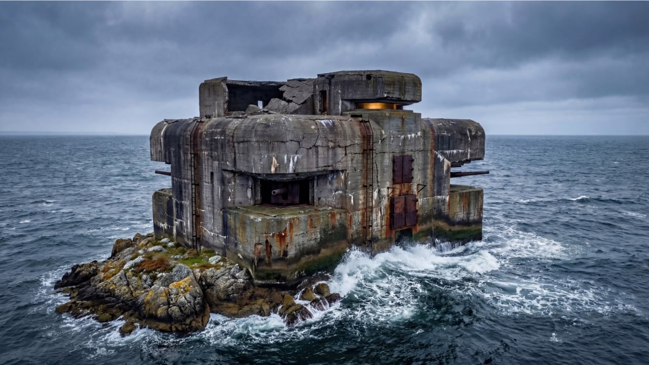 I Turned an Abandoned WWII Naval Bunker Into a Secret Luxury Ocean House (ASMR)