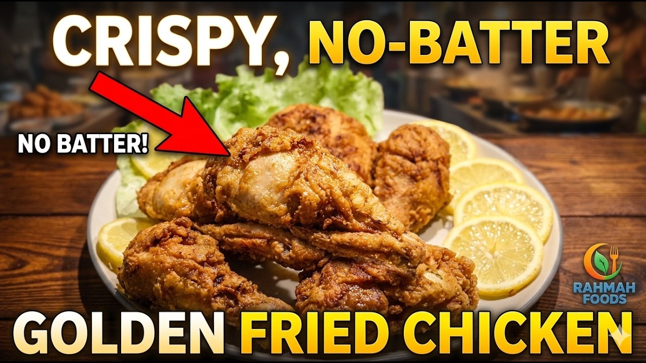 Dhaba Chicken Fry WITHOUT Batter 😱 Still Crunchy After 20 Minutes?!