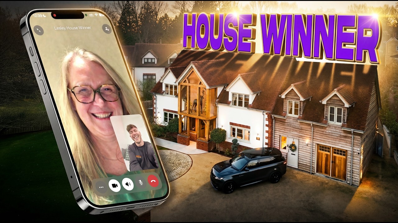 Лесли выиграла дом мечты стоимостью 1 000 000 фунтов стерлингов! 🏠
