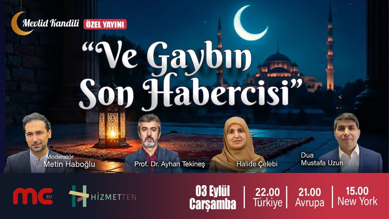 CANLI | MEVLİD KANDİLİ &Ouml;ZEL YAYINI - &ldquo;Ve Gaybın Son Habercisi&rdquo; #canlı #NurdanBirGece #mevlid