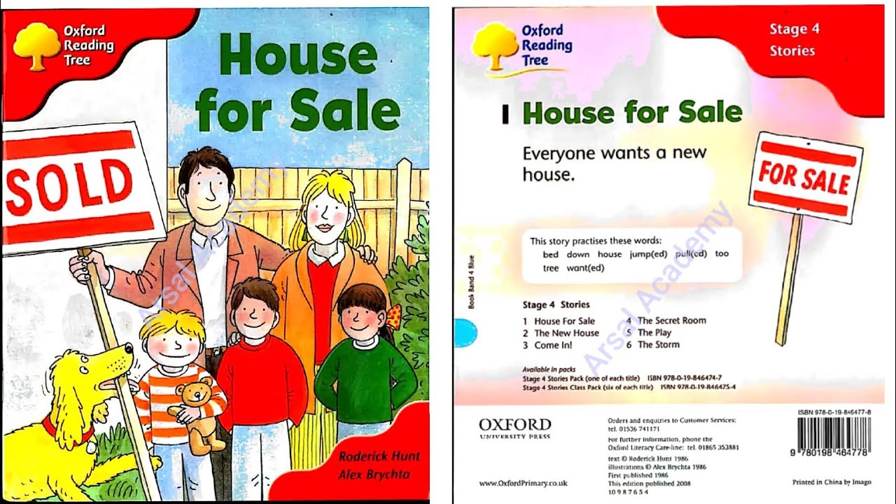 House for Sale  oxford reading tree | Learn English through story books