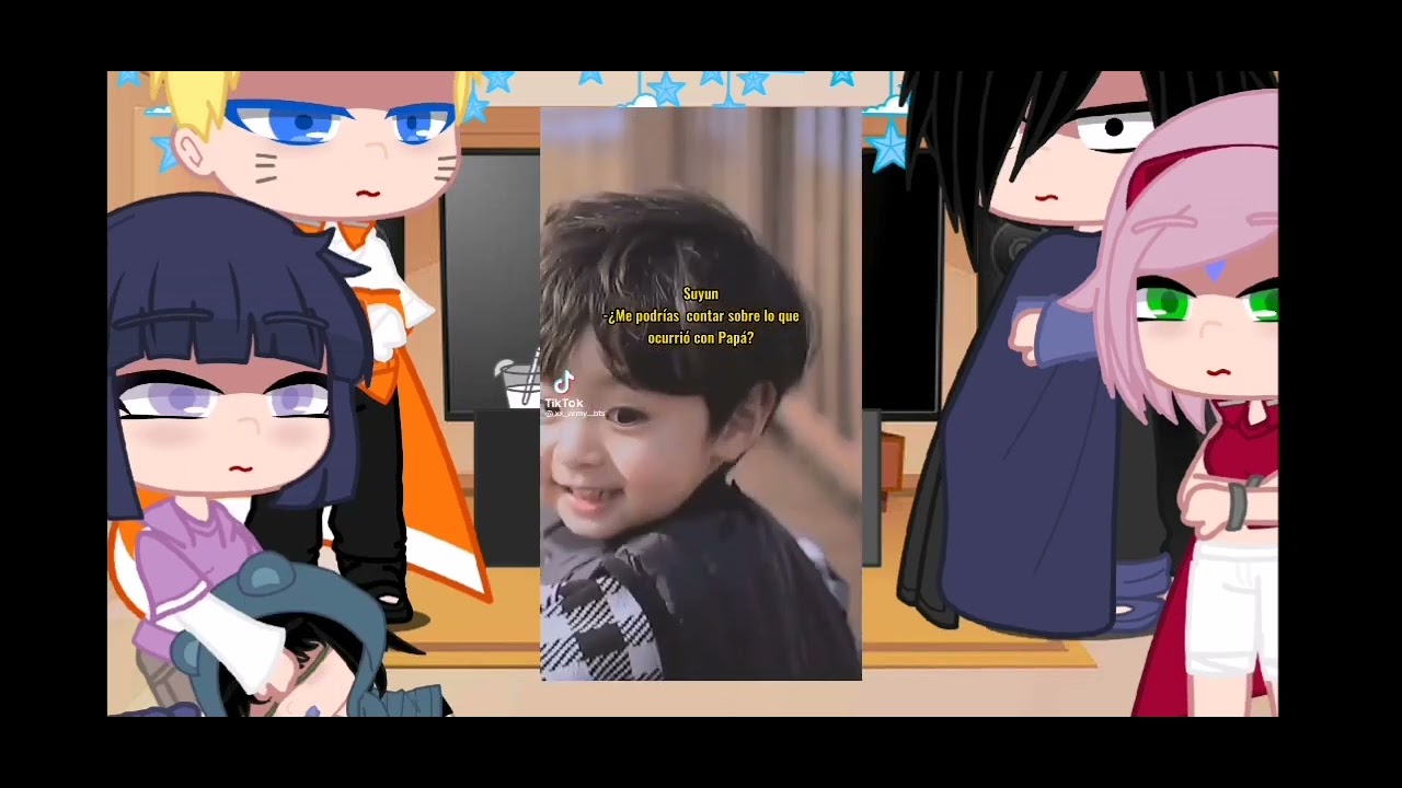 naruto y sus amigos reaccionan a jungkook es el hijo  perdido de sakura