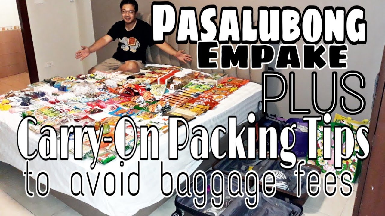 Pasalubong empake + my carry-on packing tips (balik Pilipinas)