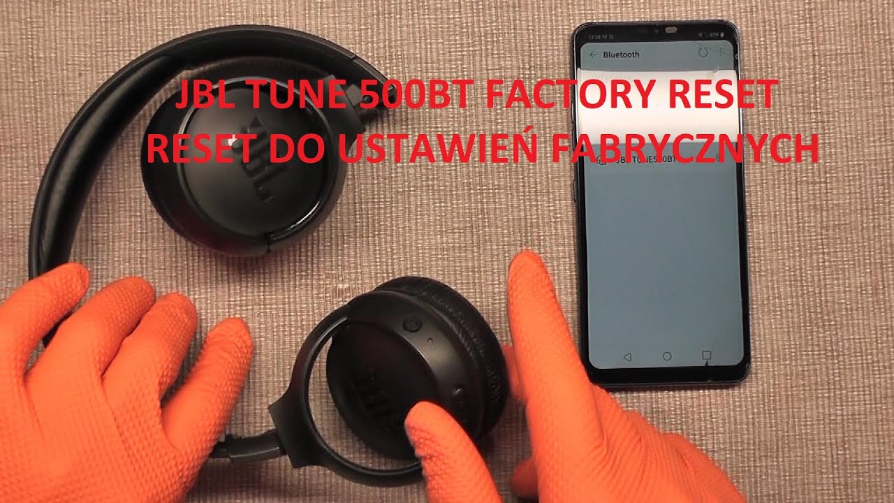 JBL TUNE 500BT   factory reset , reset do ustawień fabrycznych