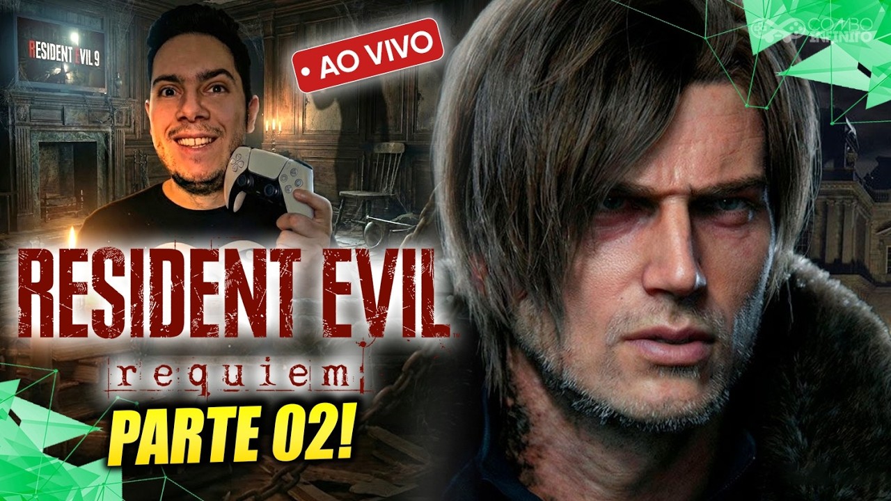 RESIDENT EVIL REQUIEM: Jogando pela PRIMEIRA VEZ! Parte 2 (PS5 base)