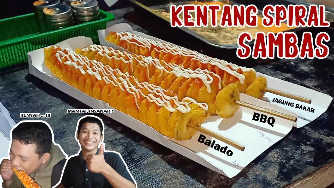HITS ! KENTANG SPIRAL MENGGULUNG Hanya 7000 Rupiah Saja !