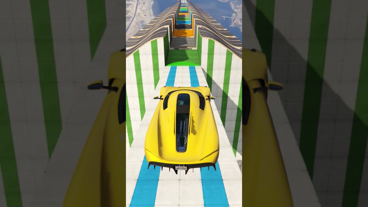 mega ramp #shorts #shortvideo #gtamegaramp #gta