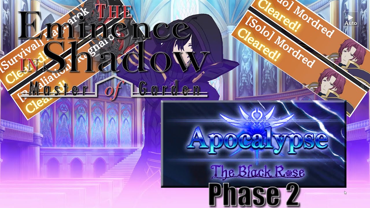 The Eminence in Shadow: Master of Garden / #Apoclypse: The Black Rose Phase 2 /Special Hunt