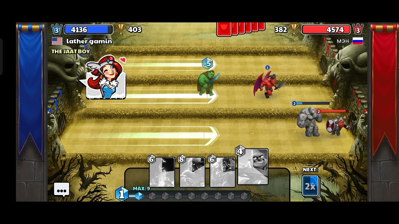 How to win best deck to go castle 2 to 3